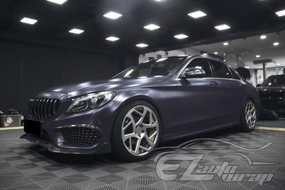 Matte Metallic Satin Pearl Charcoal Gray Vinyl Wrap