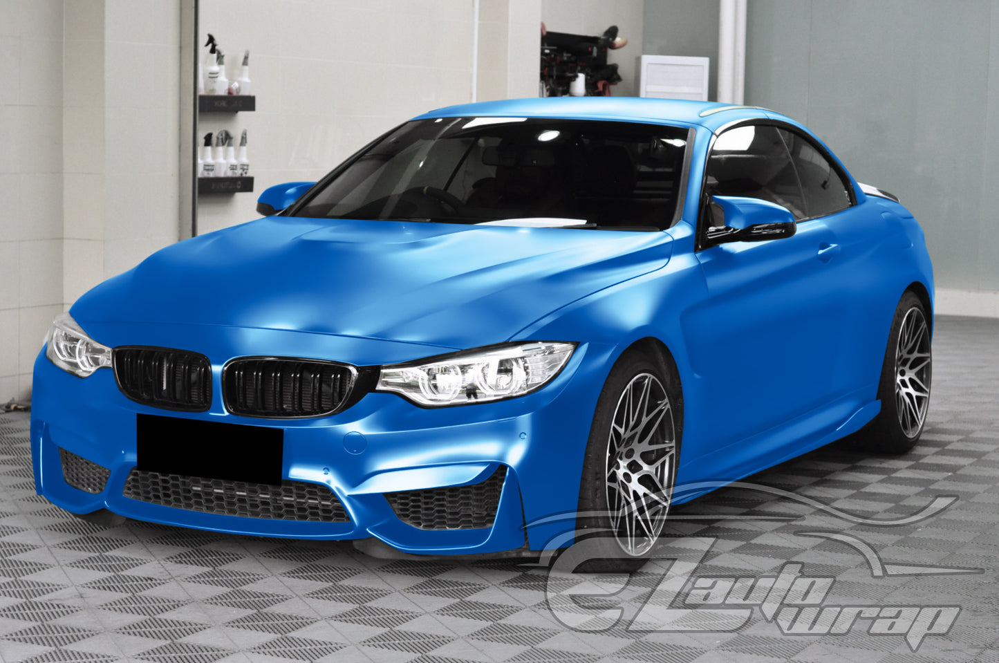 Matte Metallic Satin Pearl Sky Blue Vinyl Wrap