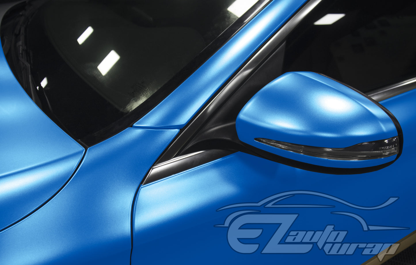 Matte Metallic Satin Pearl Sky Blue Vinyl Wrap