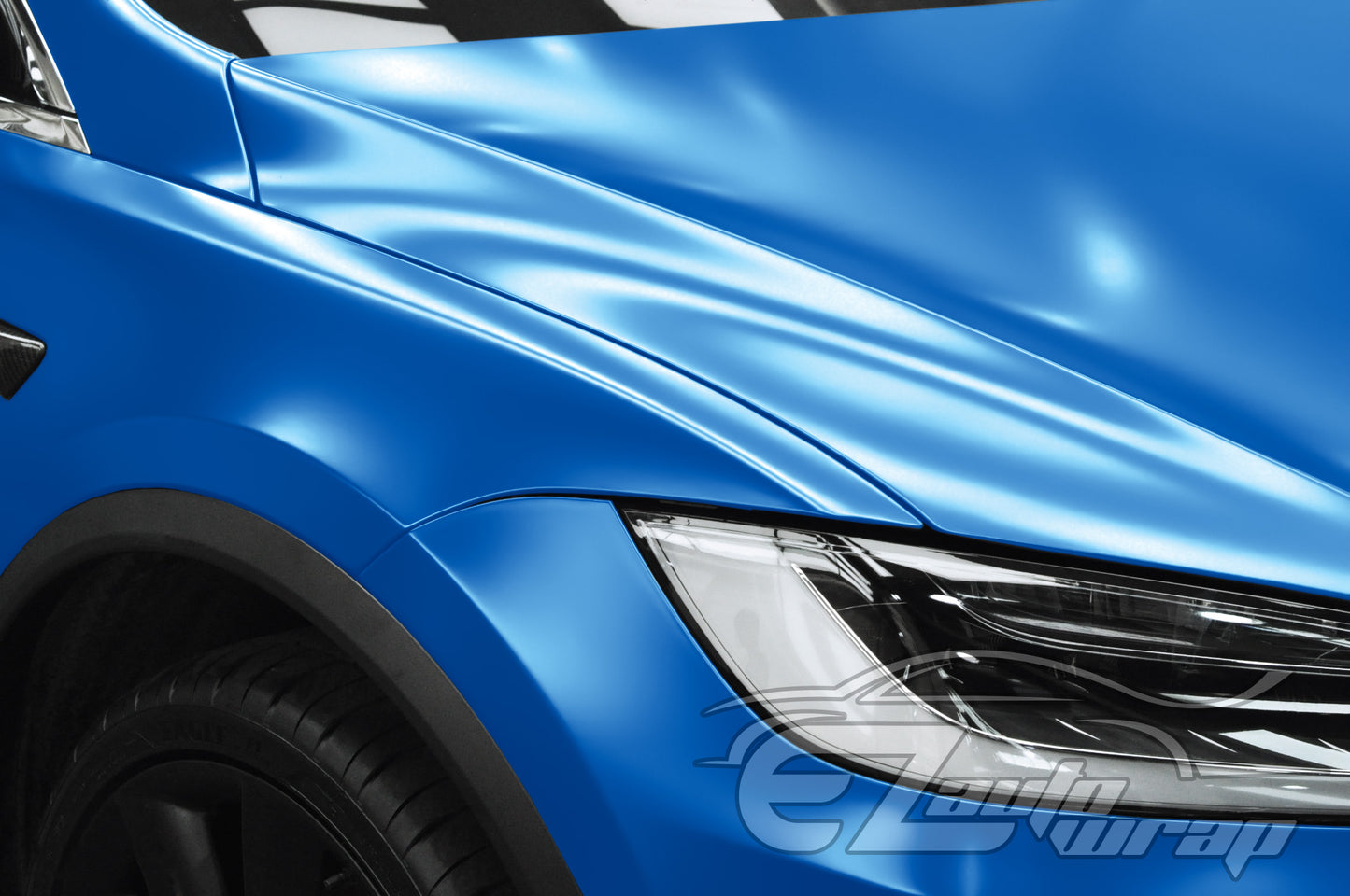 Matte Metallic Satin Pearl Sky Blue Vinyl Wrap