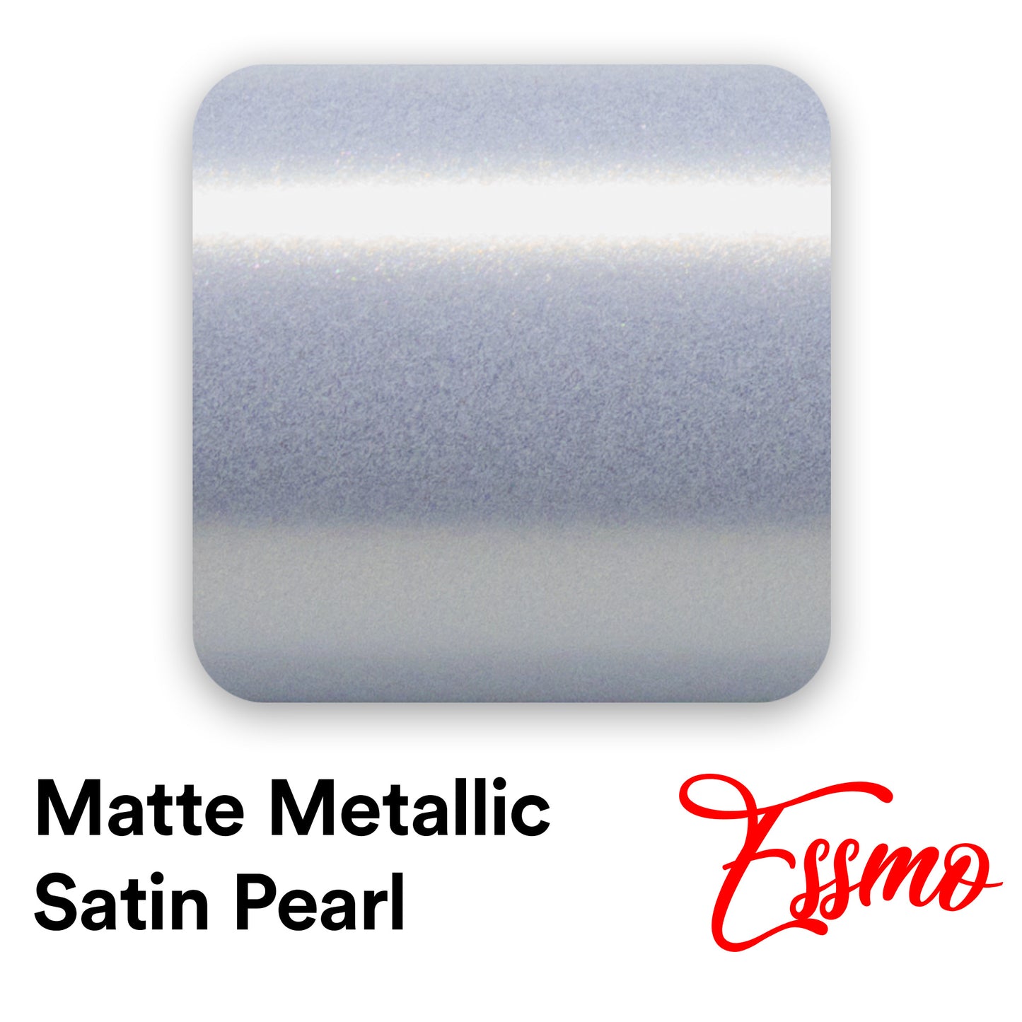 Matte Metallic Satin Pearl Platinum Silver Vinyl Wrap
