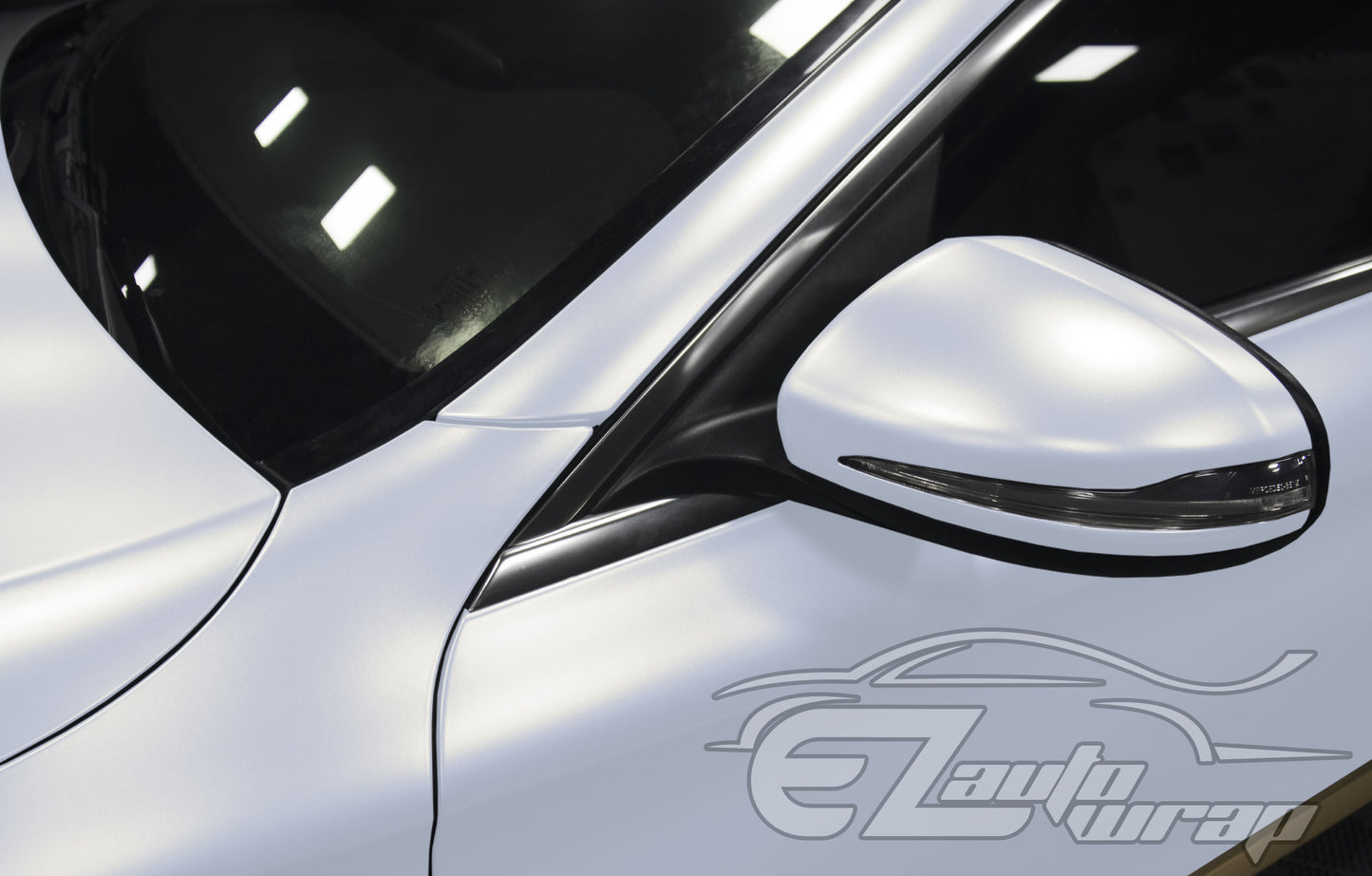 Matte Metallic Satin Pearl Platinum Silver Vinyl Wrap