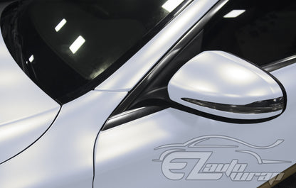 Matte Metallic Satin Pearl Platinum Silver Vinyl Wrap