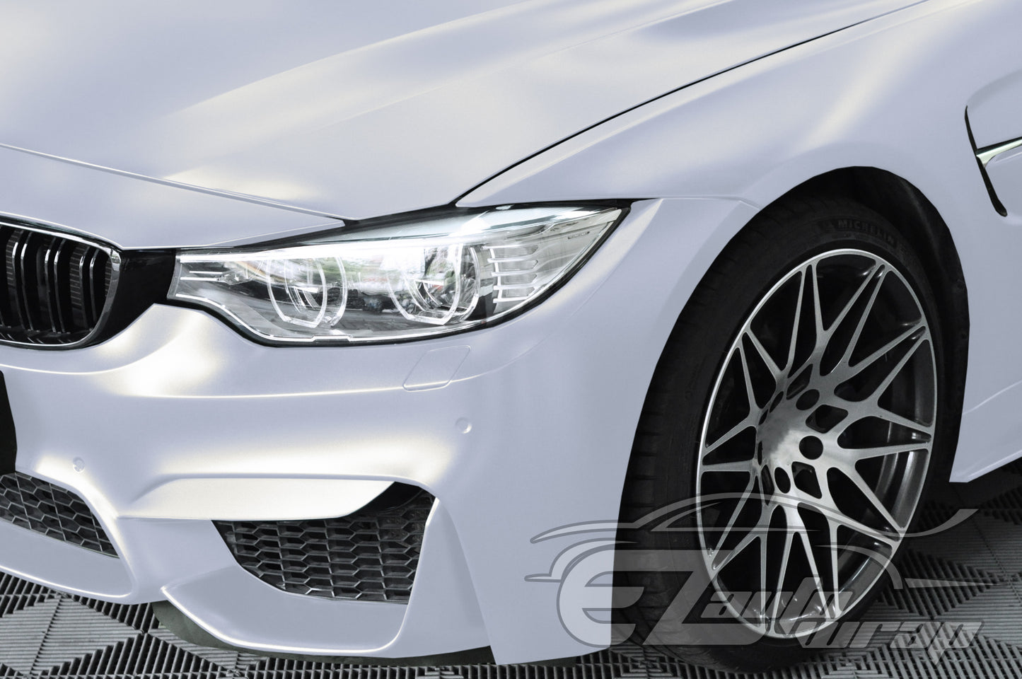 Matte Metallic Satin Pearl Platinum Silver Vinyl Wrap