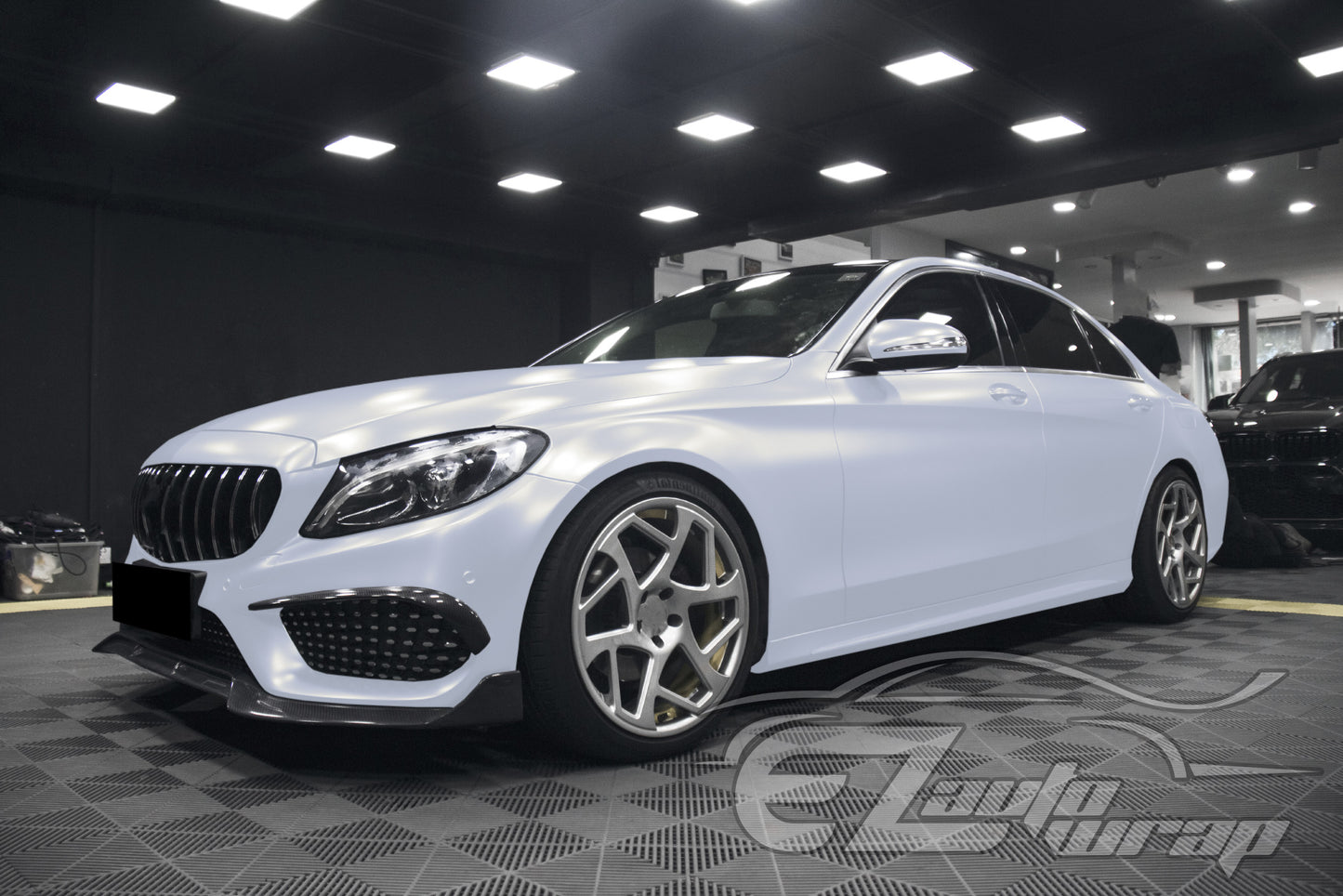 Matte Metallic Satin Pearl Platinum Silver Vinyl Wrap