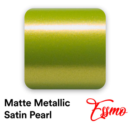 Matte Metallic Satin Pearl Lime Green Vinyl Wrap