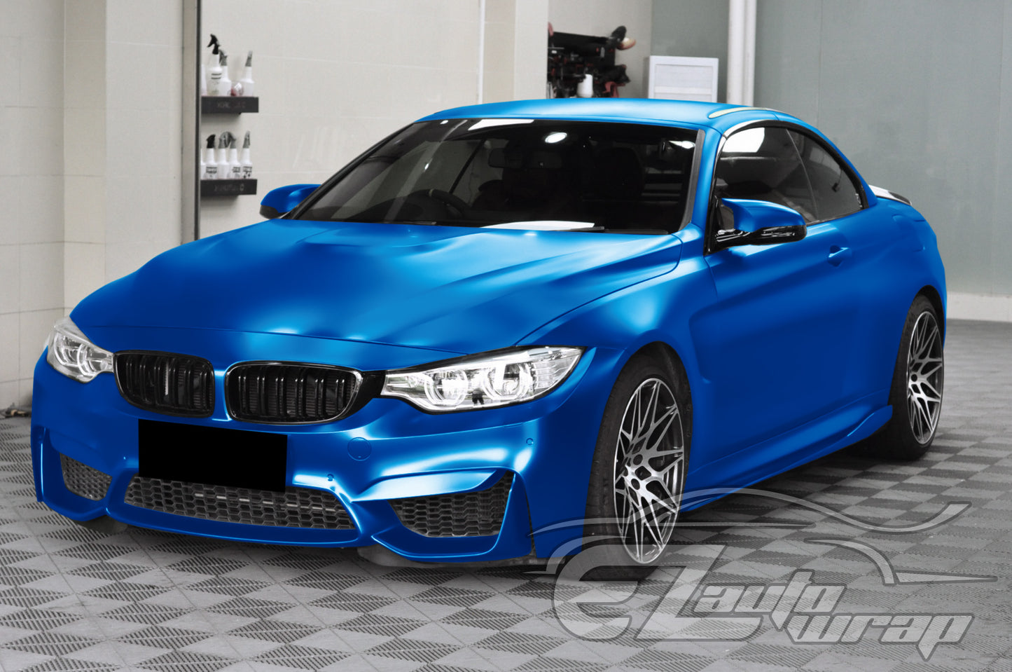 Matte Metallic Satin Pearl Royal Blue Vinyl Wrap