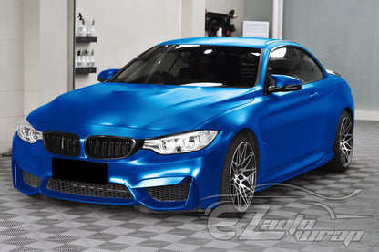 Matte Metallic Satin Pearl Royal Blue Vinyl Wrap