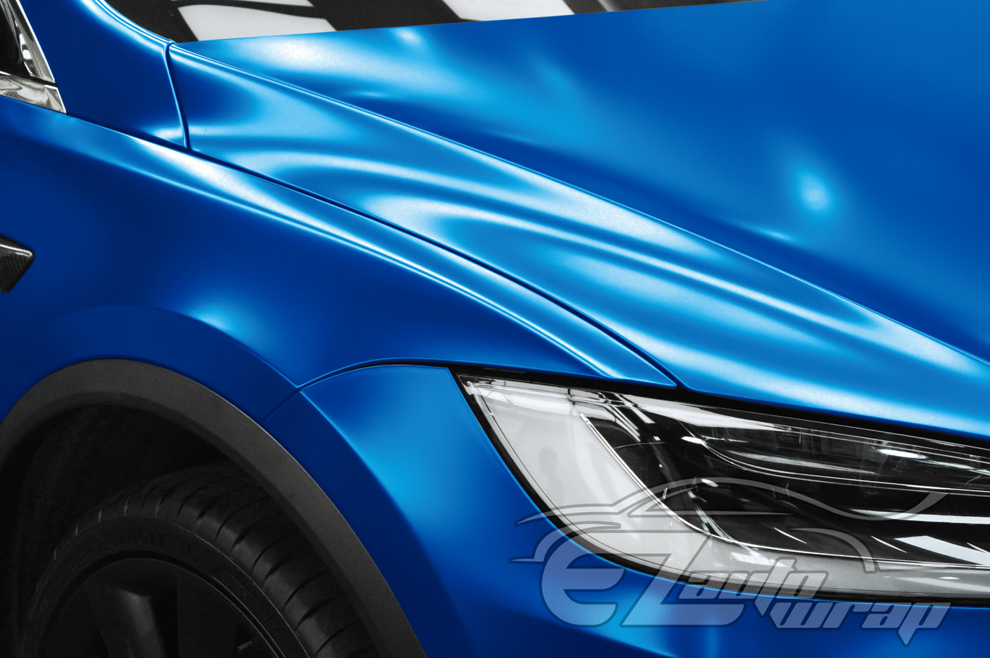 Matte Metallic Satin Pearl Royal Blue Vinyl Wrap