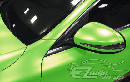 Coral Matte Gold Green Vinyl Wrap