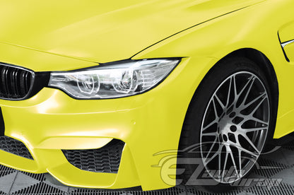 Matte Metallic Satin Pearl Neon Yellow Vinyl Wrap