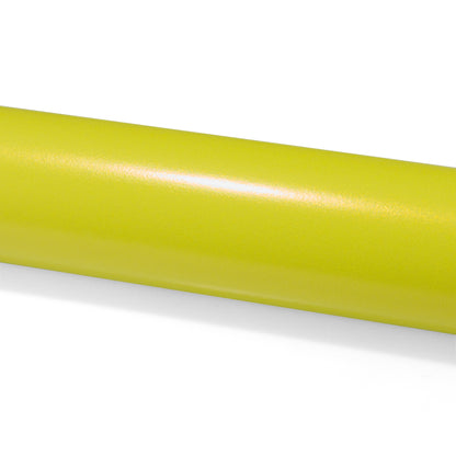 Matte Metallic Satin Pearl Neon Yellow Vinyl Wrap