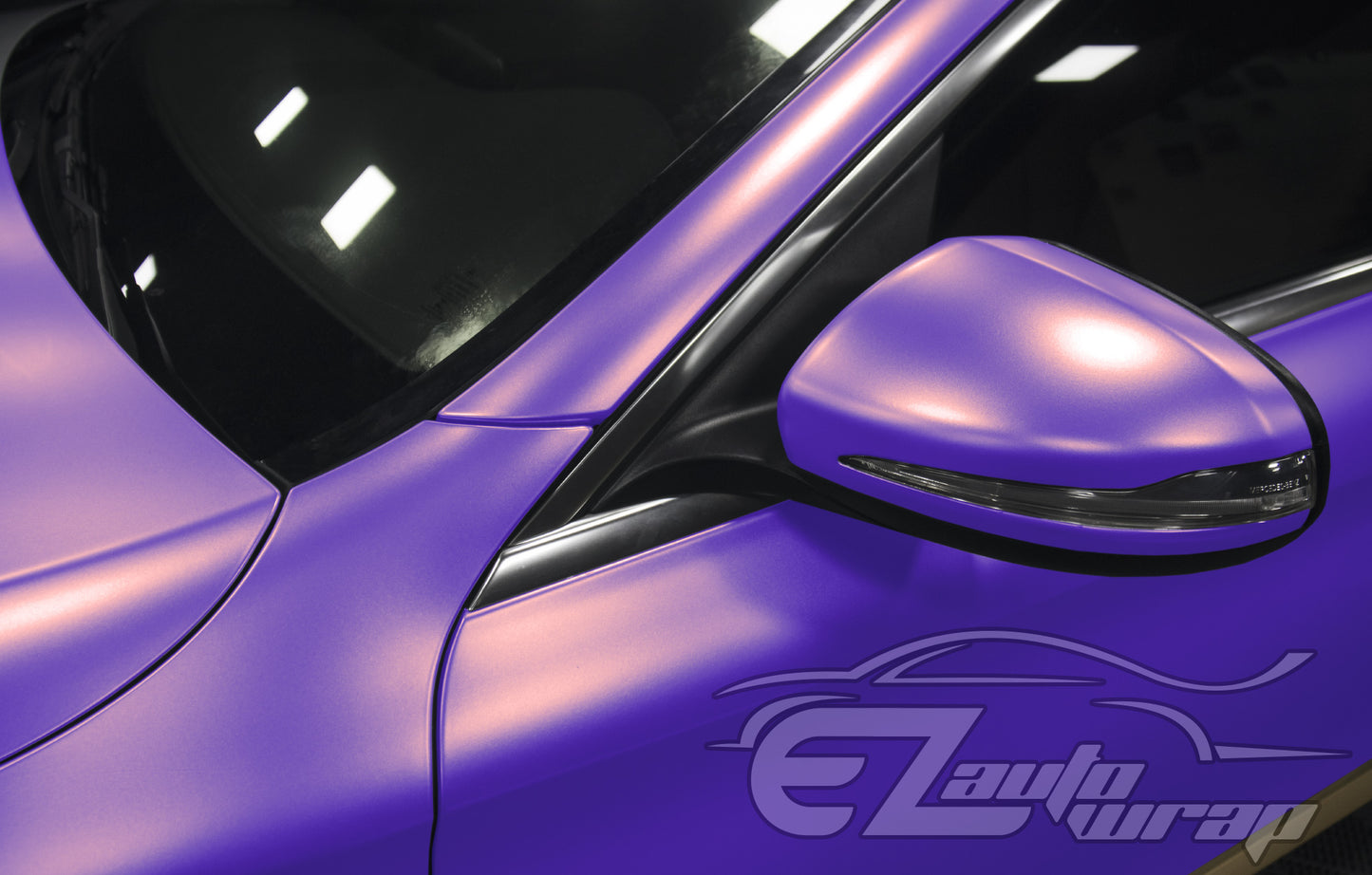 Matte Metallic Satin Pearl Purple Vinyl Wrap