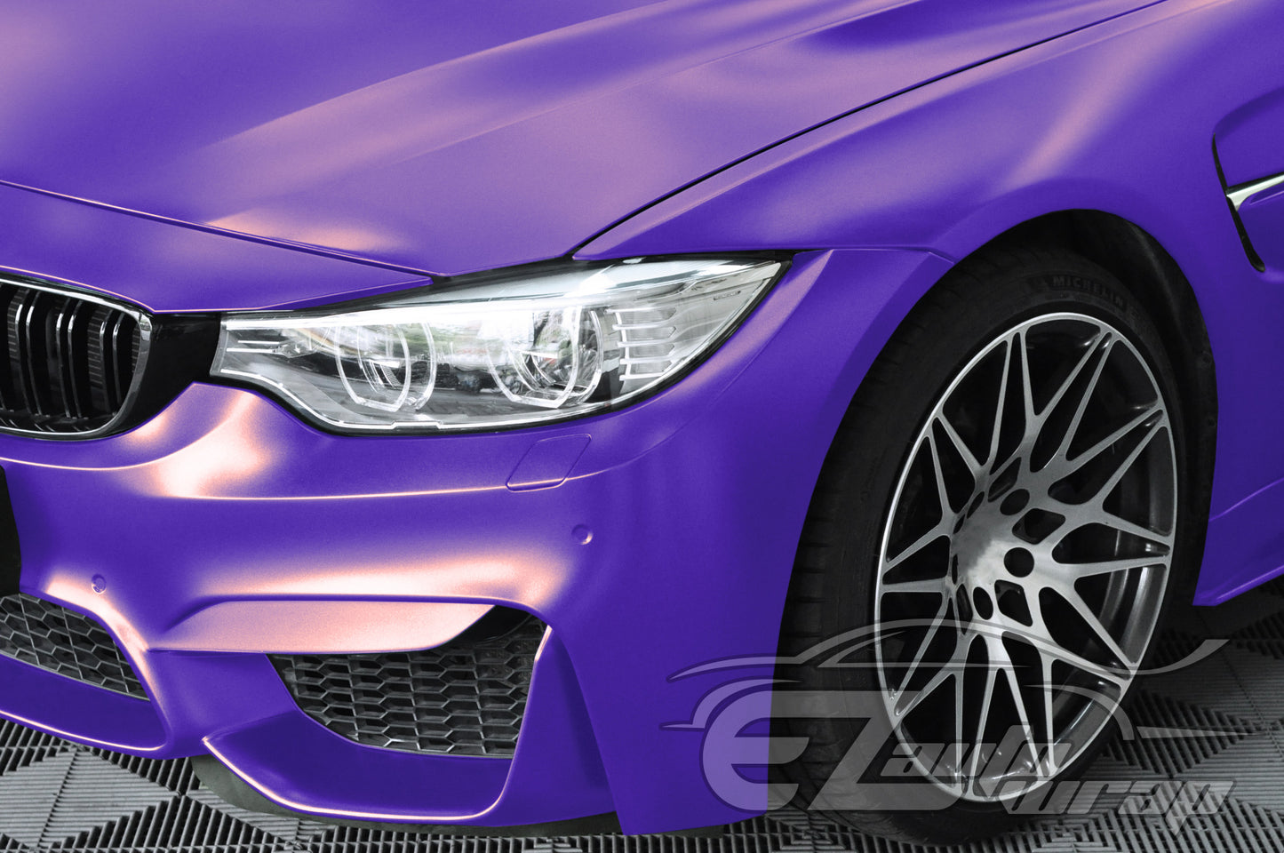 Matte Metallic Satin Pearl Purple Vinyl Wrap
