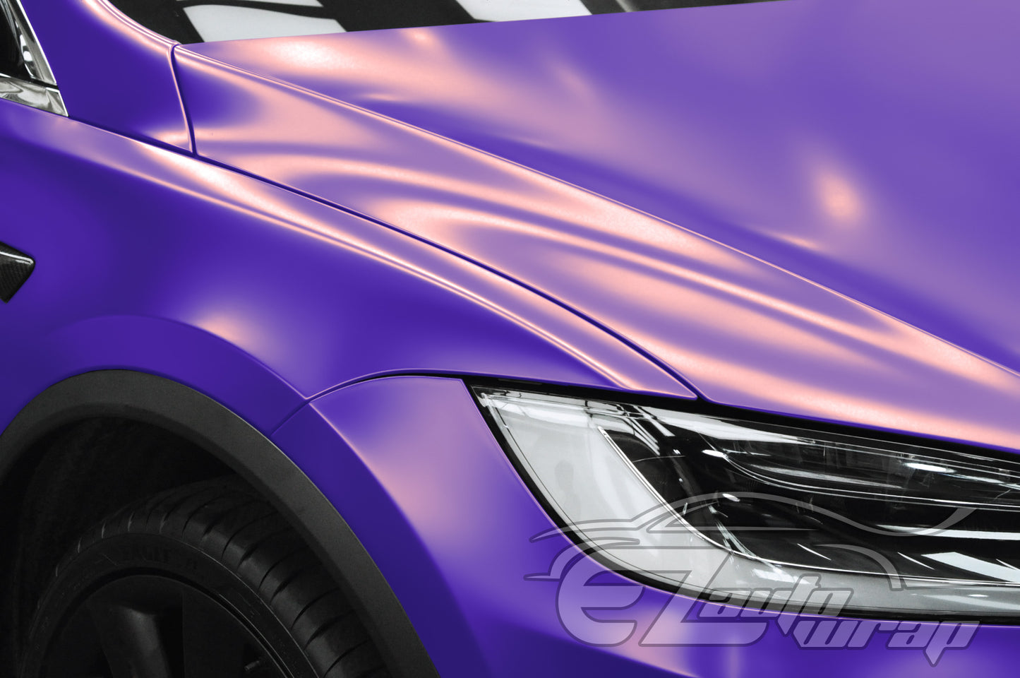 Matte Metallic Satin Pearl Purple Vinyl Wrap