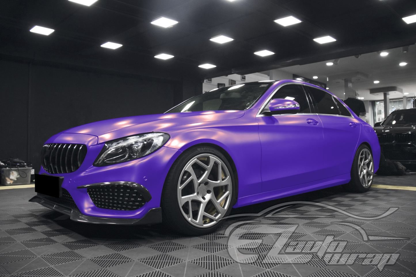 Matte Metallic Satin Pearl Purple Vinyl Wrap