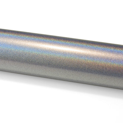Laser Flip Gloss Silver Vinyl Wrap