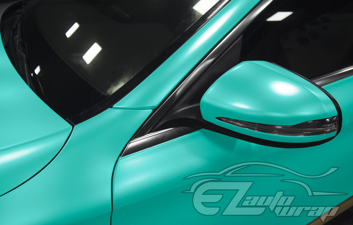 Matte Metallic Satin Pearl Lake Green Vinyl Wrap