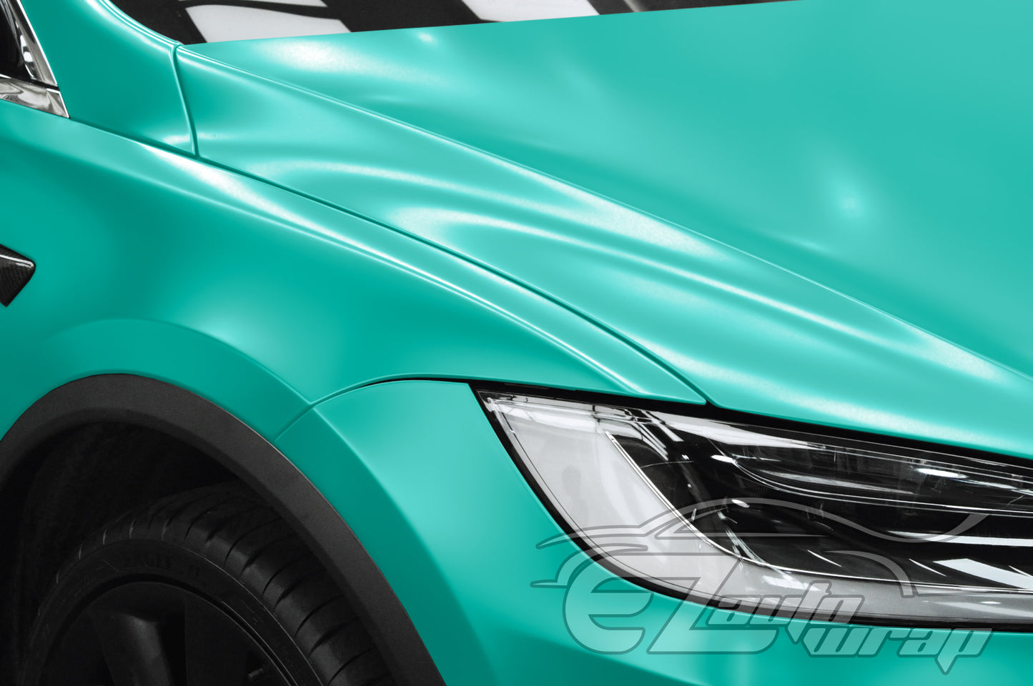 Matte Metallic Satin Pearl Lake Green Vinyl Wrap