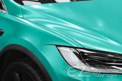 Matte Metallic Satin Pearl Lake Green Vinyl Wrap