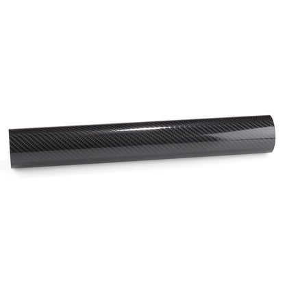7D Carbon Fiber Low Tack Black Vinyl Wrap