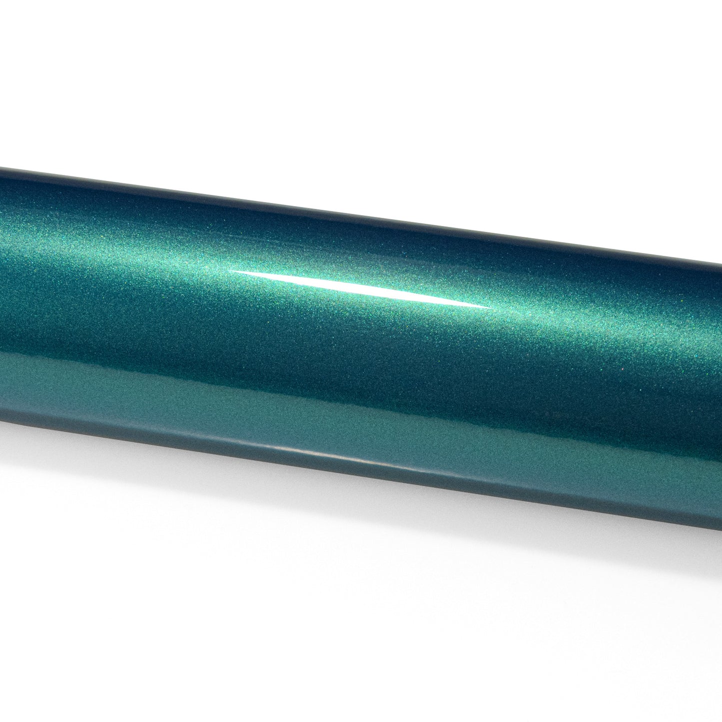 PET Super Gloss Metallic Peacock Green Vinyl Wrap