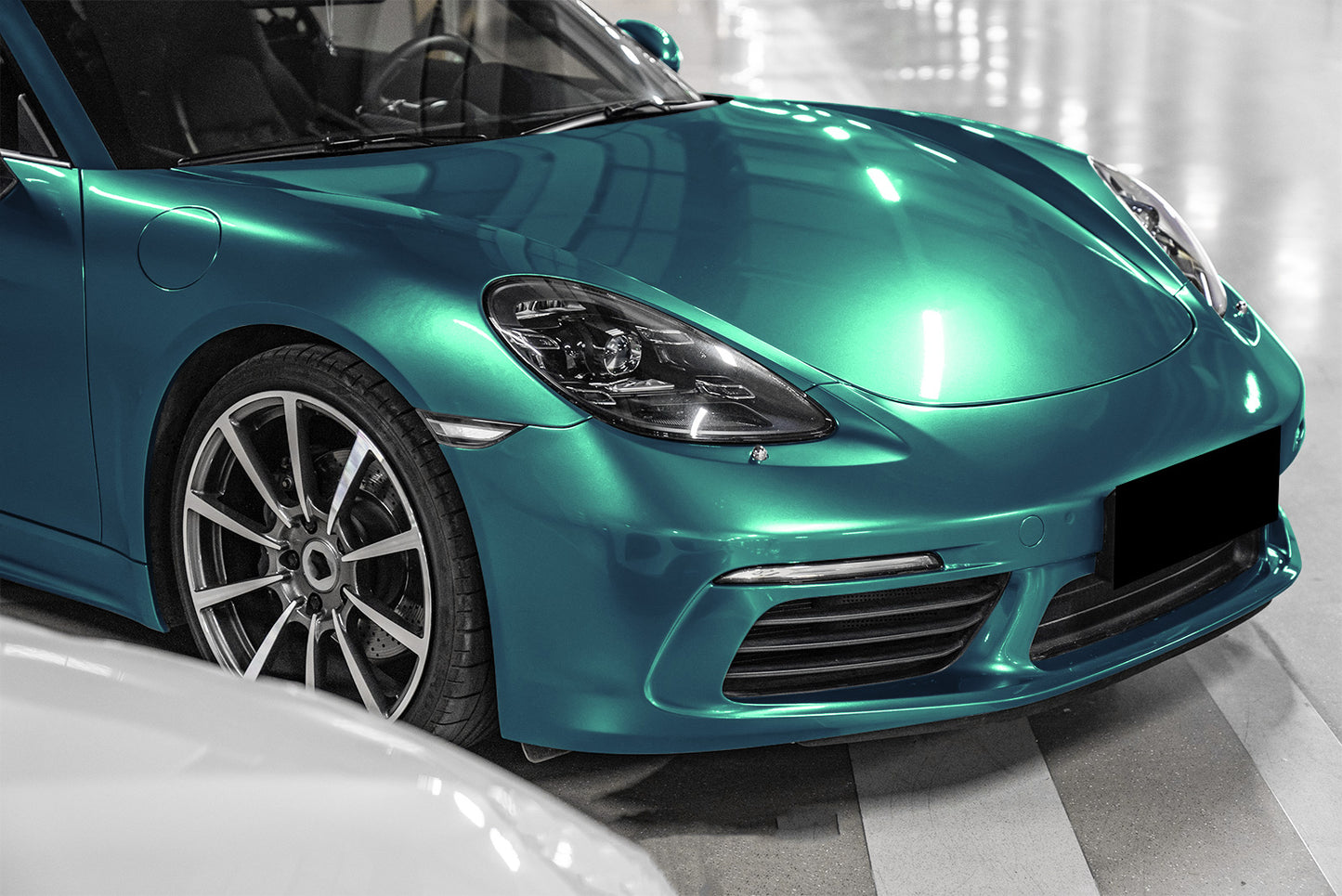 Super Gloss Metallic Peacock Green Vinyl Wrap