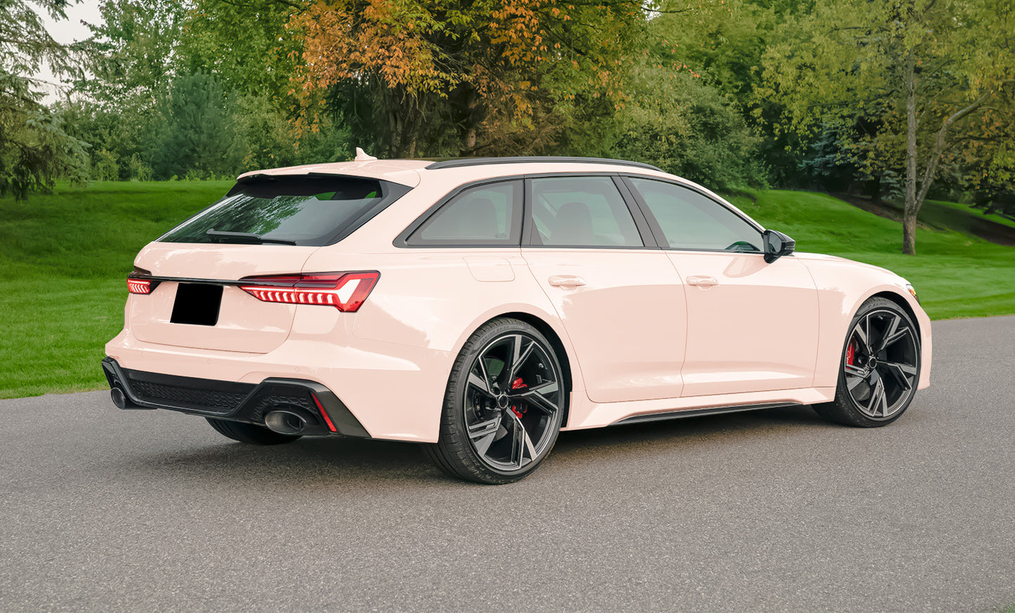 High Gloss Pale Pink Vinyl Wrap