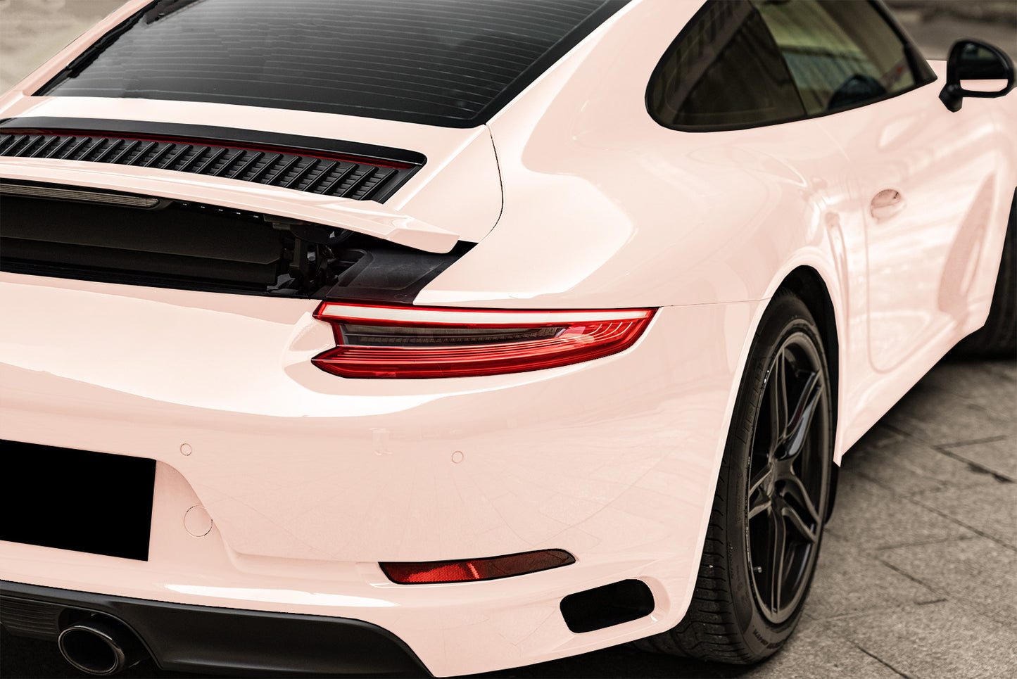 High Gloss Pale Pink Vinyl Wrap