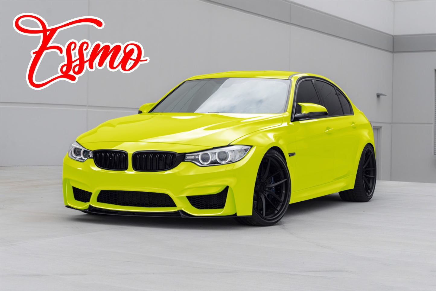 PET Super Gloss Acid Lime Vinyl Wrap