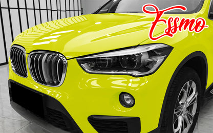 PET Super Gloss Acid Lime Vinyl Wrap