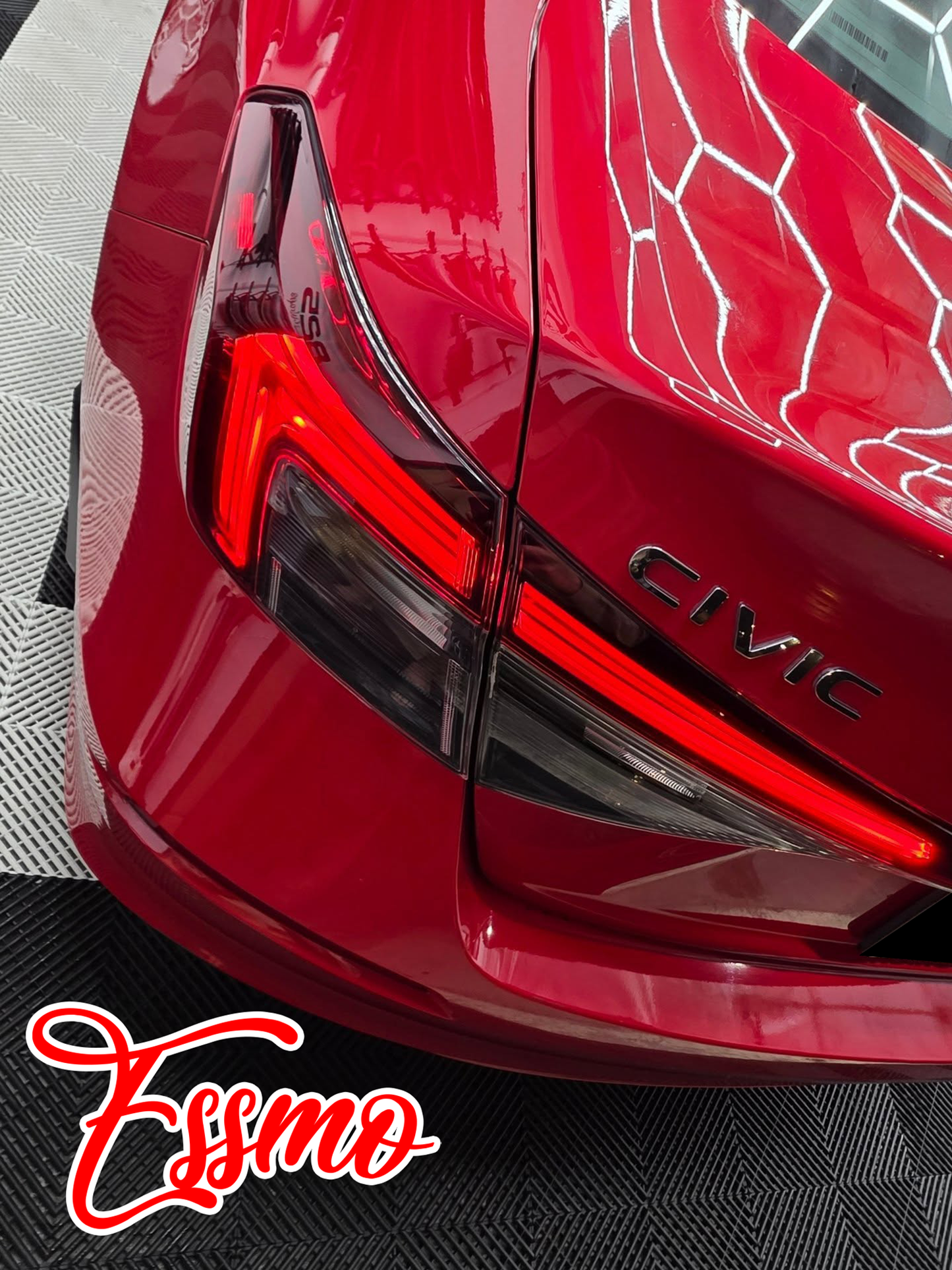 PET Super Gloss Cherry Red Vinyl Wrap