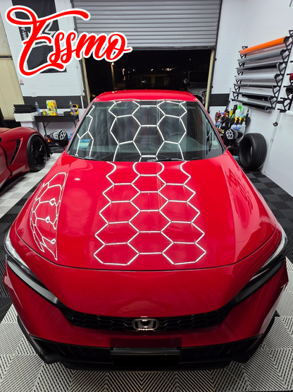 PET Super Gloss Cherry Red Vinyl Wrap
