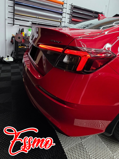 PET Super Gloss Cherry Red Vinyl Wrap