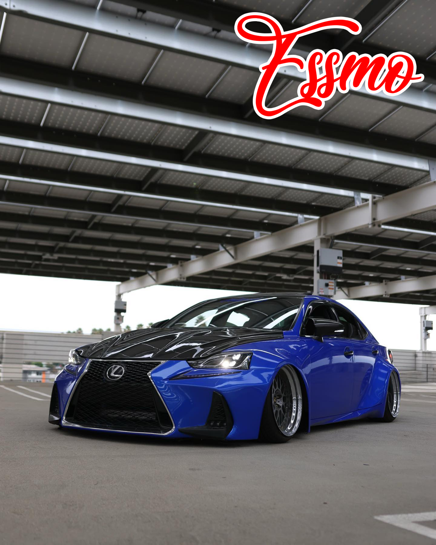 PET Super Gloss Metallic Intense Blue Vinyl Wrap