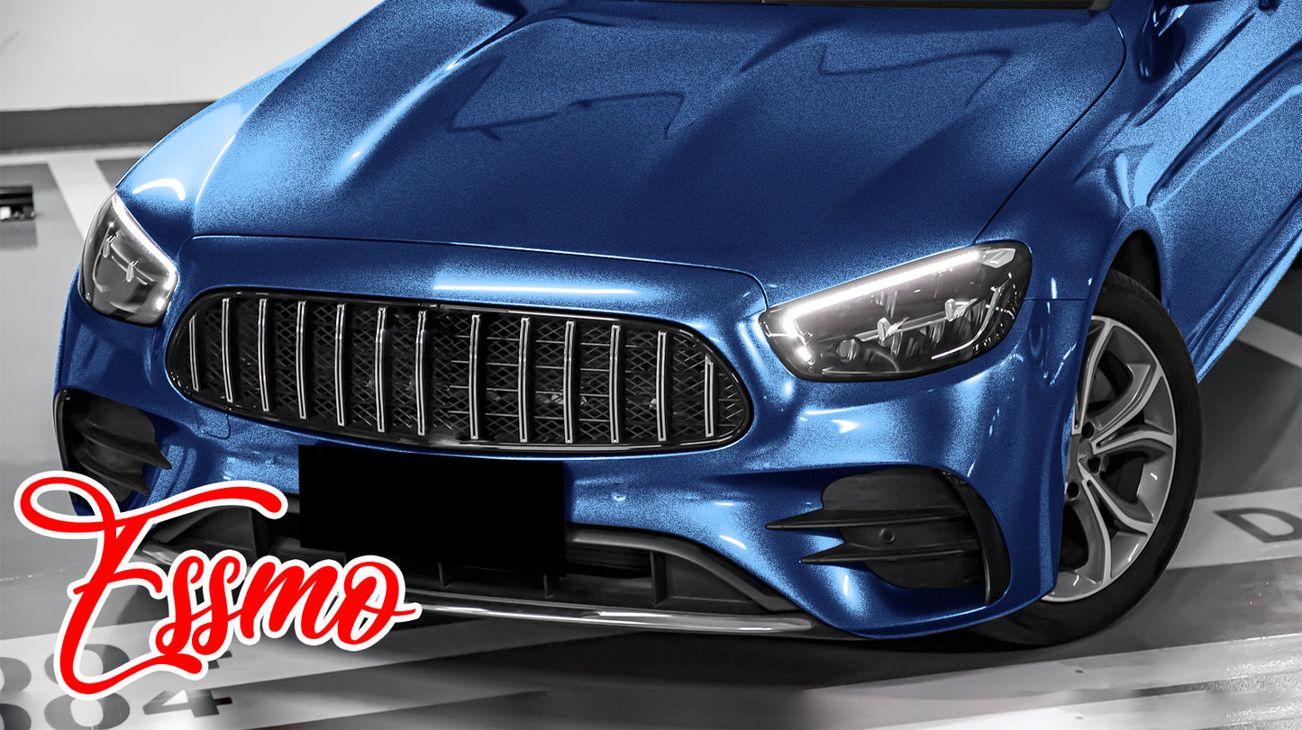 PET Super Gloss Metallic Midnight Blue Vinyl Wrap