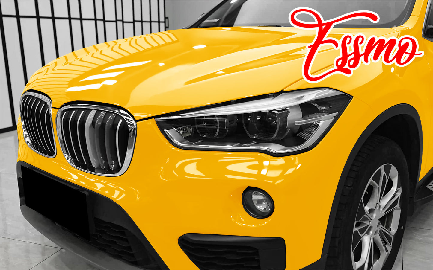 PET Super Gloss Sunflower Yellow Vinyl Wrap