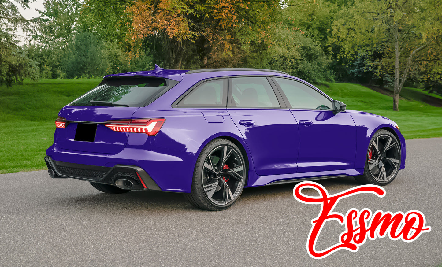 PET Super Gloss Purple Vinyl Wrap