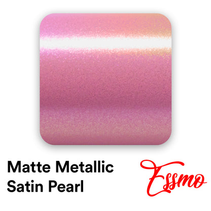 Matte Metallic Satin Pearl Diamond Pink Vinyl Wrap