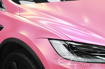 Matte Metallic Satin Pearl Diamond Pink Vinyl Wrap
