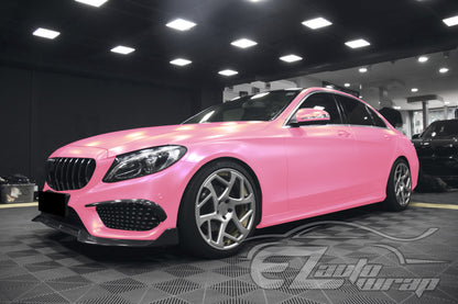 Matte Metallic Satin Pearl Diamond Pink Vinyl Wrap