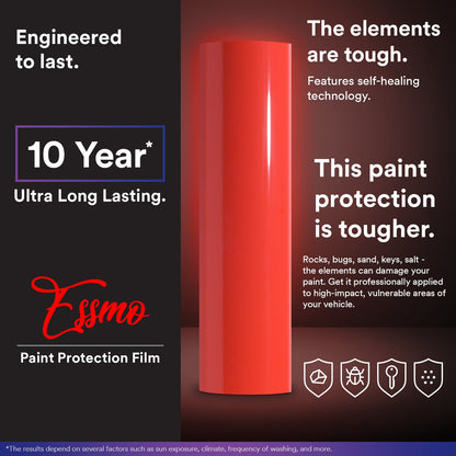 Gloss Racing Red PPF TPH ECO Paint Protection Film