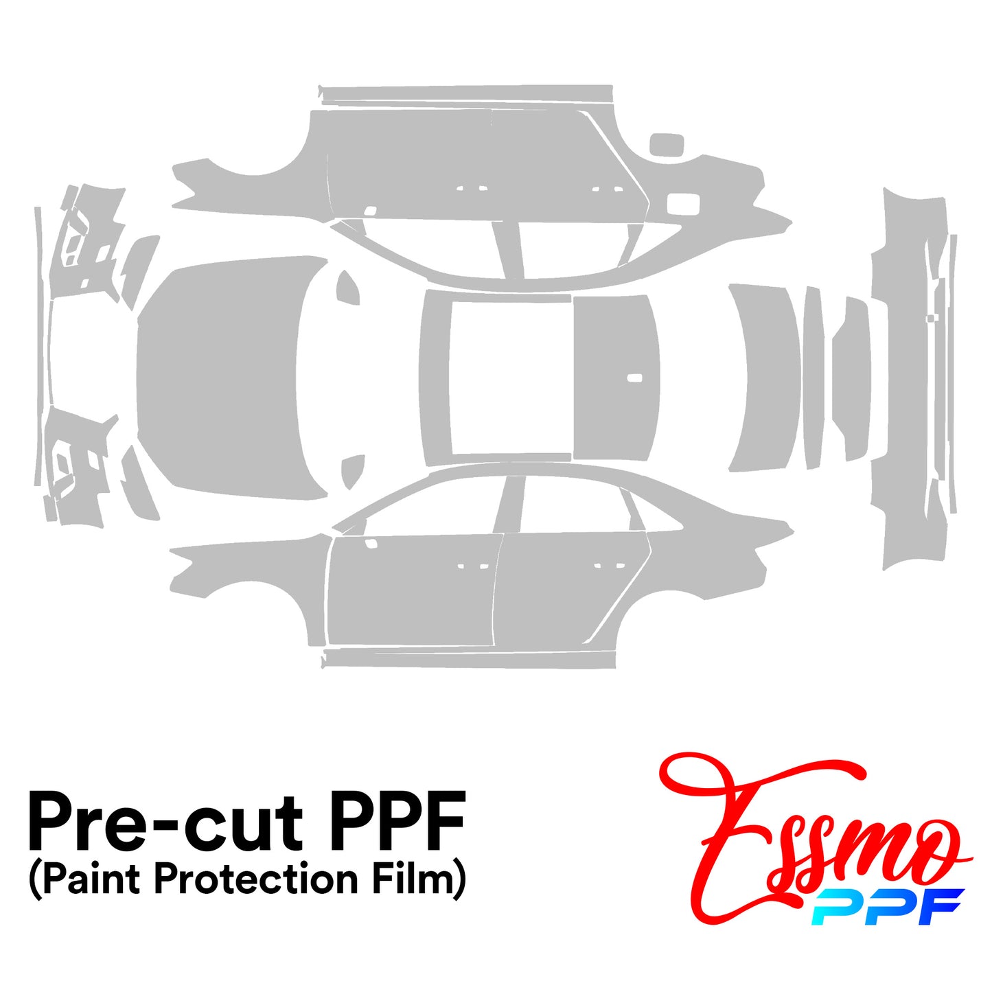2017 Audi A3 Base PPF Paint Protection Film Clear Pre Cut