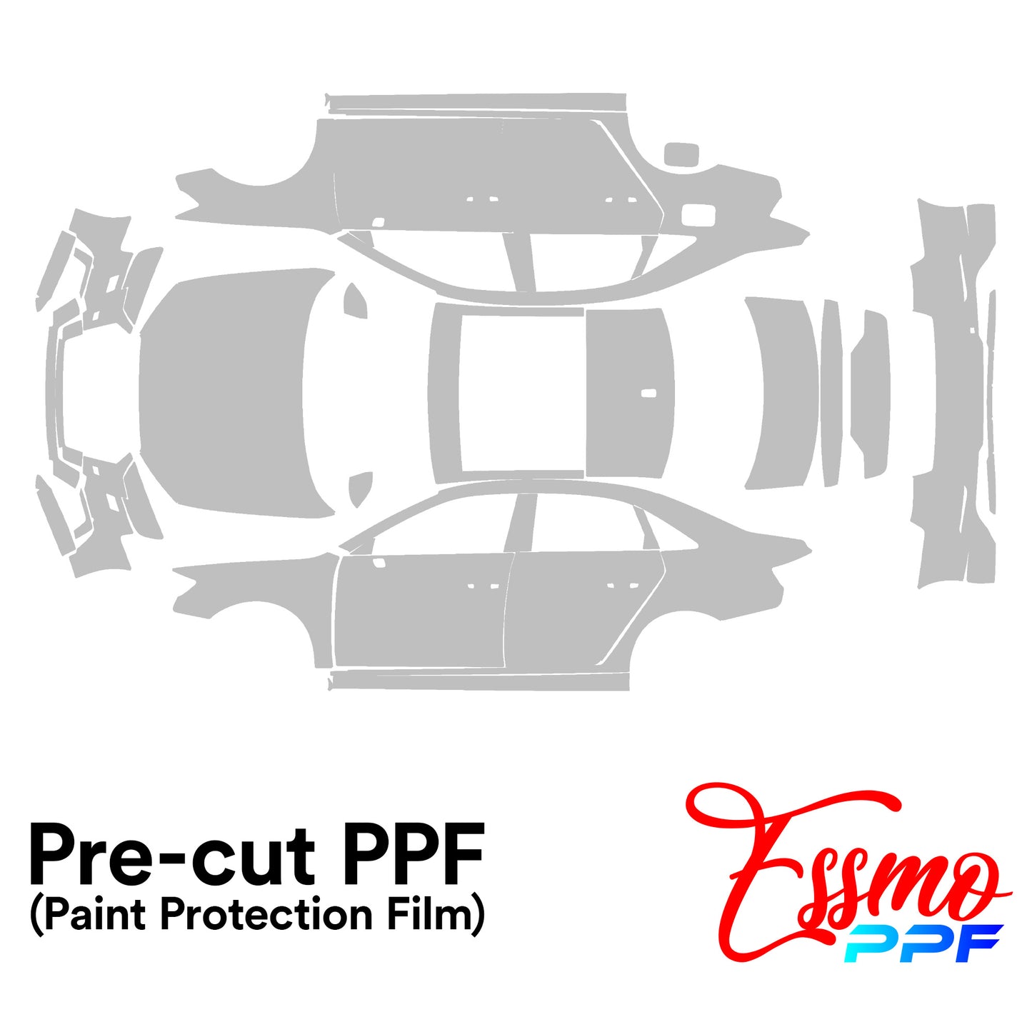 2017 Audi A3 Sports PPF Paint Protection Film Clear Pre Cut