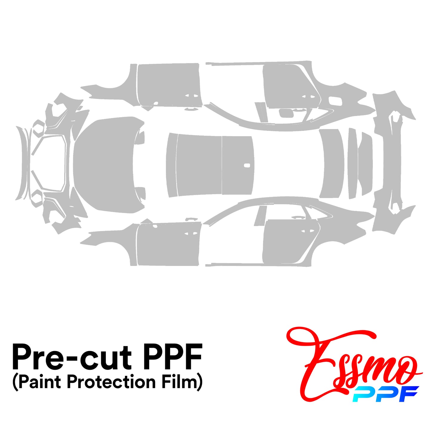 2021 Audi A3 Base PPF Paint Protection Film Clear Pre Cut