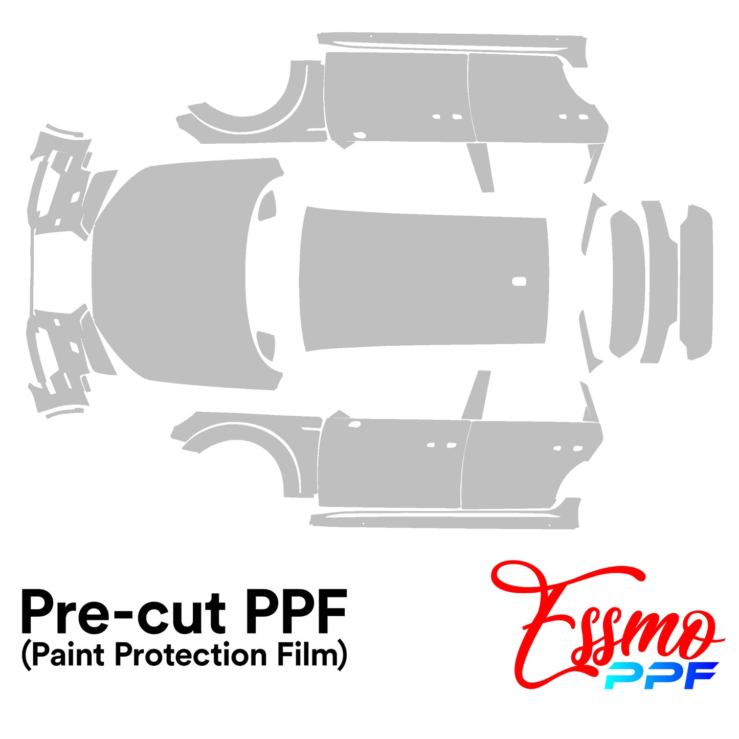 2017 Audi A4 Quattro PPF Paint Protection Film Clear Pre Cut
