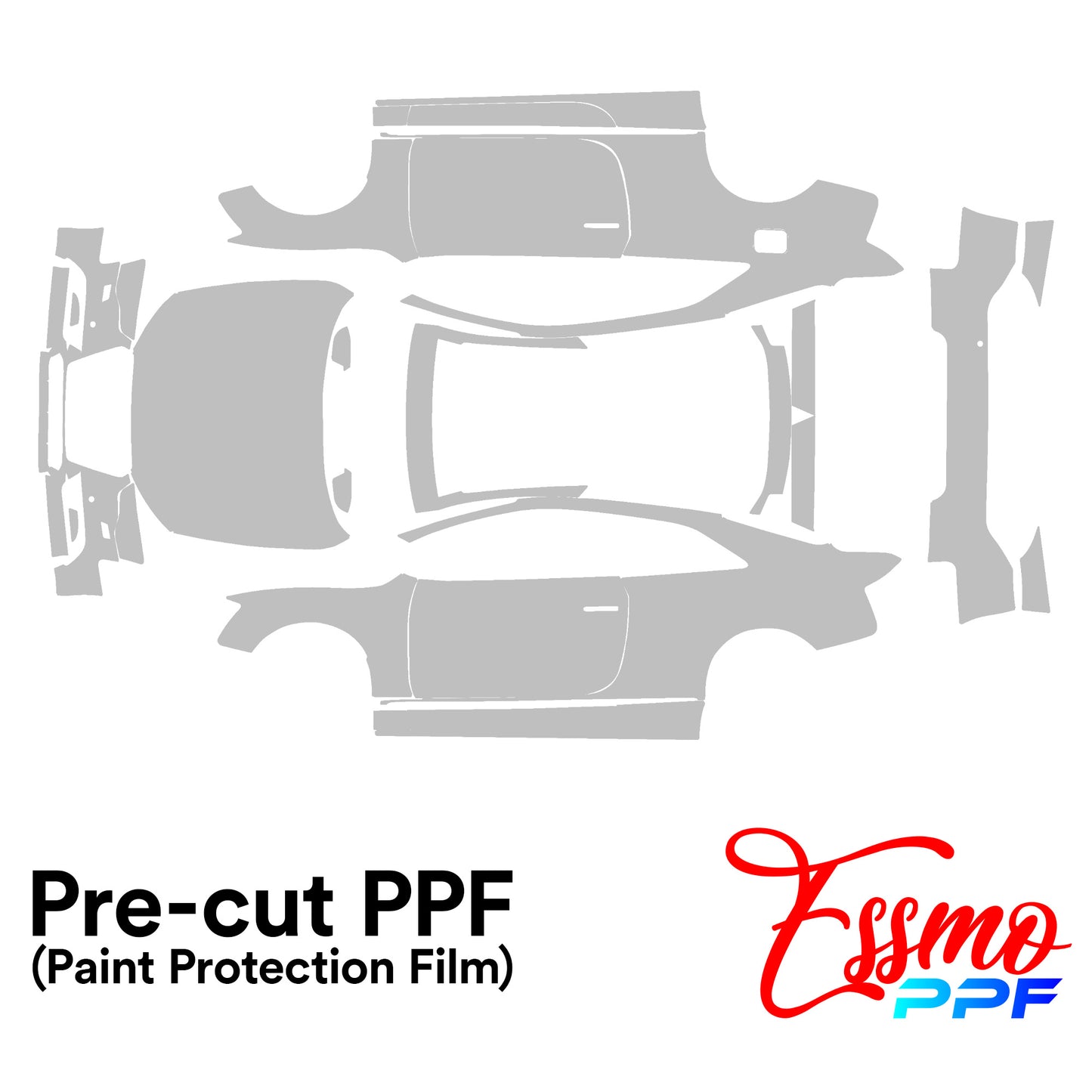 2014 Audi A5 Two-door Sports PPF Paint Protection Film Clear Pre Cut