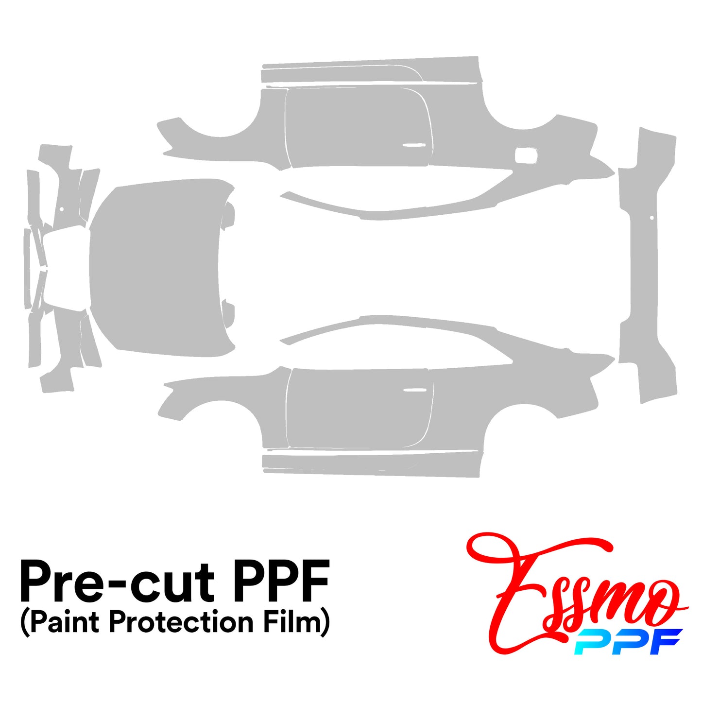 2016 Audi A5 Two-door Base PPF Paint Protection Film Clear Pre Cut