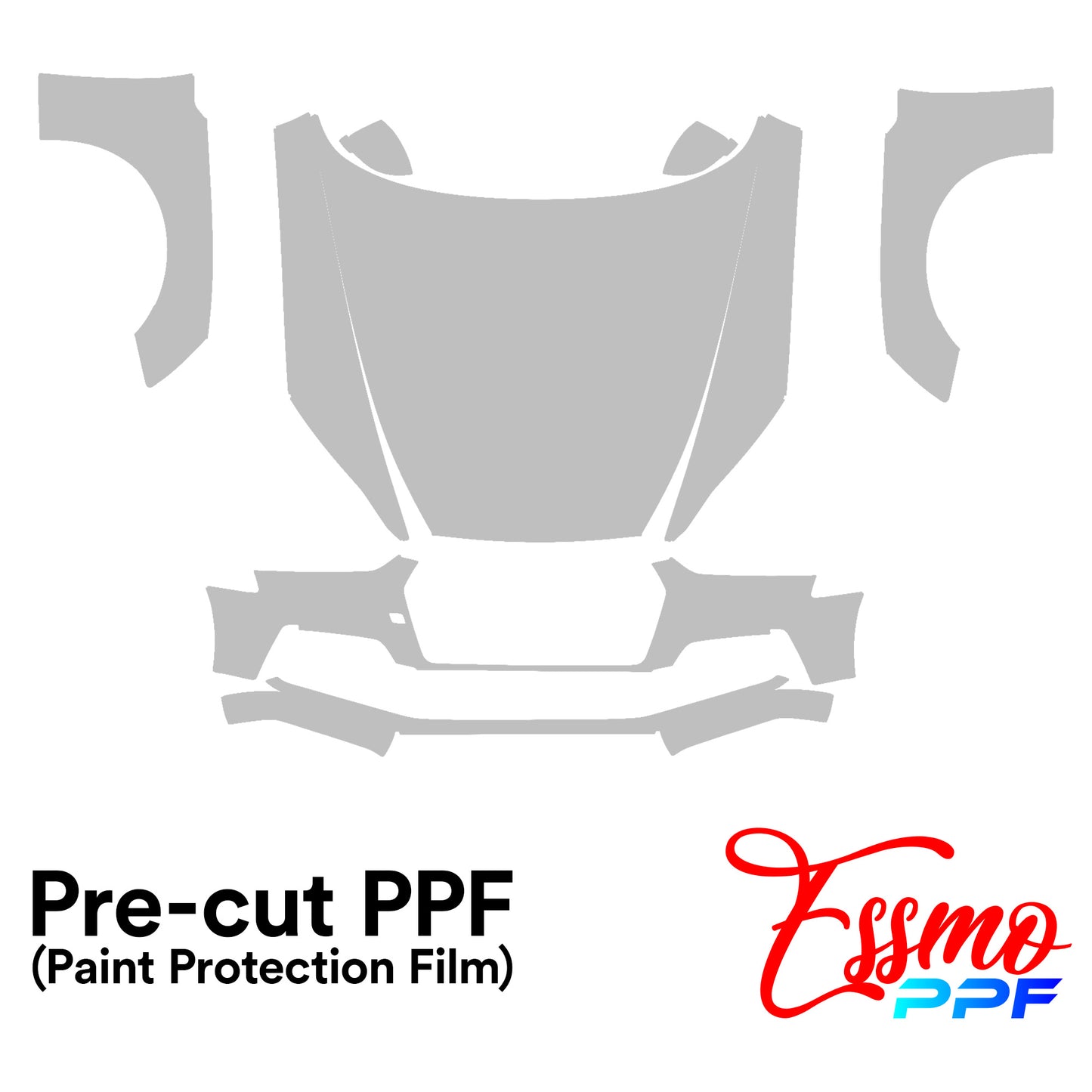 2018 Audi A5 Four-door Coupe Sports PPF Paint Protection Film Clear Pre Cut