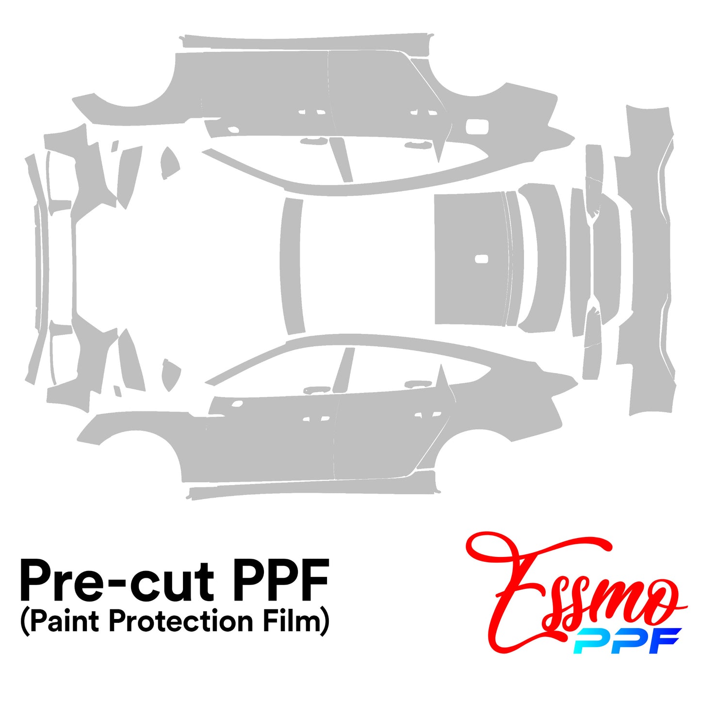 2021 Audi A5 Four-door Coupe Base PPF Paint Protection Film Clear Pre Cut